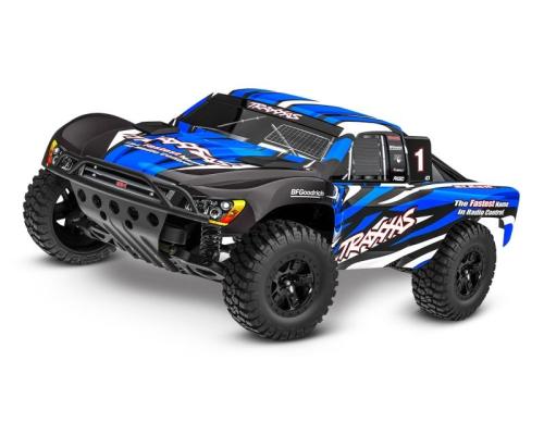 Traxxas Slash 1/10-Scale 2WD brushed HD blauw TRX58234-8-BLUEX