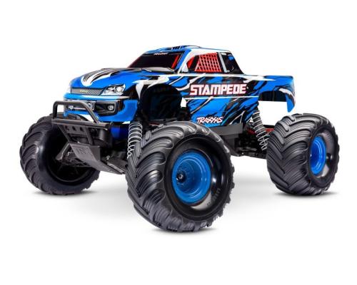 Traxxas Stampede 2WD Brushed incl battery & USB-C charger blauw