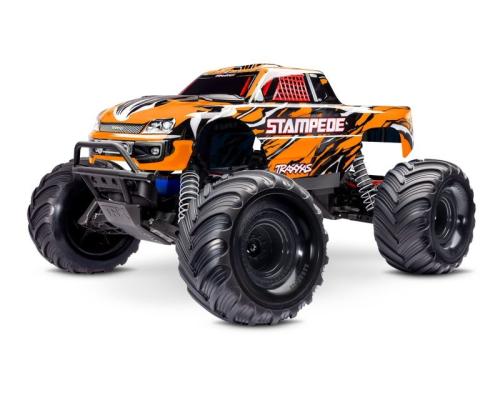 Traxxas Stampede 2WD Brushed incl battery & USB-C charger oranje