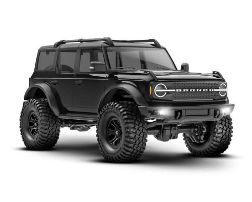 Traxxas TRX-4M 1/18 Scale en Trail Crawler Ford Bronco zwart 4WD Electrische Truck met TQ TRX97074-1ZW
