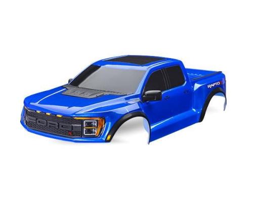 Traxxas TRX10112-BLUE BODY, FORD RAPTOR R, COMPLEET (BLAUW)