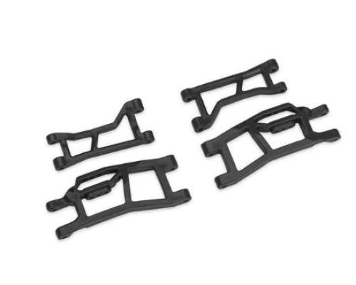 Traxxas TRX10725-BLK  TRX10725-BLK  Black WideMaxx Front Upper & Lower HD Suspension Arms