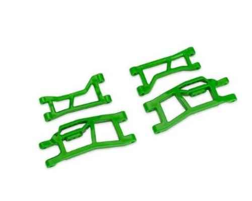 Traxxas TRX10725-GRN Green WideMaxx Front Upper & Lower HD Suspension Arms