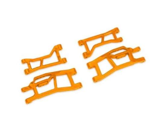 Traxxas TRX10725-ORNG Orange WideMaxx Front Upper & Lower HD Suspension Arms
