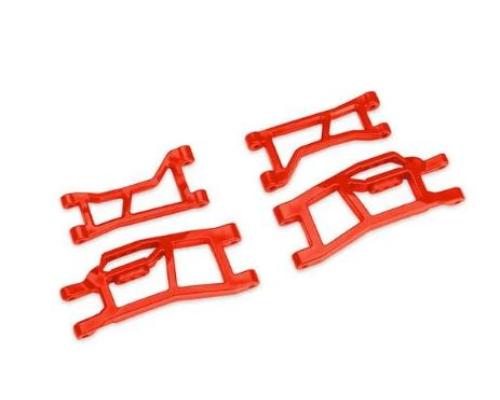 Traxxas TRX10725-RED Red WideMaxx Front Upper & Lower HD Suspension Arms