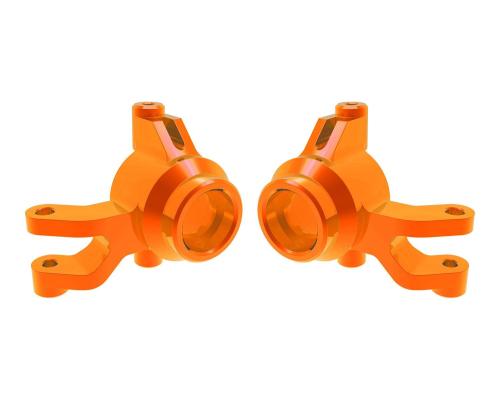 Traxxas TRX10734-ORNG Steering blocks, 6061-T6 aluminum (orange-anodized)