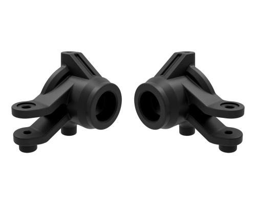 Traxxas TRX10736-BLK Steering blocks, left & right (black)