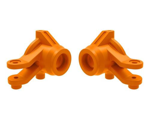 Traxxas TRX10736-ORNG Steering blocks, left & right (orange)