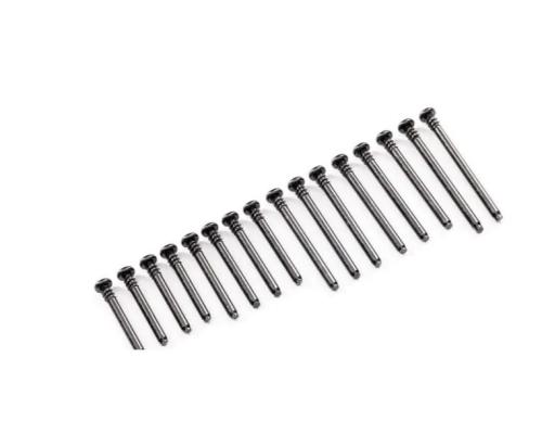 Traxxas TRX10740 Suspension screw pin set, front or rear, 3x40mm (4), 3x32mm (4), 3x28mm (4), 3x46mm (2)