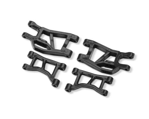 Traxxas TRX10831 Black Front Upper & Lower Suspension Arms (L&R)