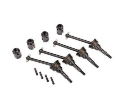 Traxxas TRX10850X Steel CV Driveshaft Assemblies & Drive Cups (4)