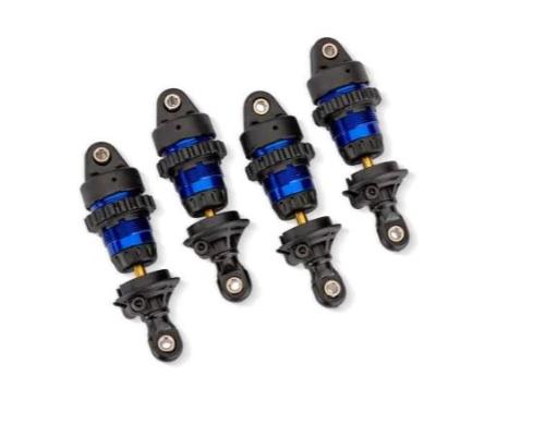 Traxxas TRX10865-BLUE Blue Aluminum Mini GTR Short Shocks (4)