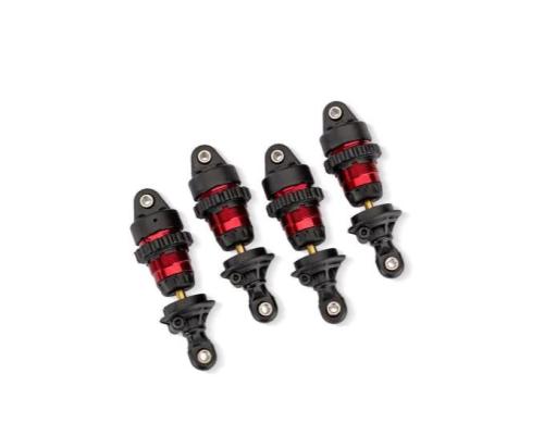 Traxxas TRX10865-RED Red Aluminum Mini GTR Short Shocks (4)