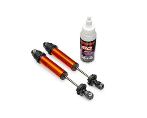 Traxxas TRX10962-ORNG  TRX10962-ORNG  Shocks, GT-Maxx, rear, aluminum, orange-anodized (fully assembled w/o springs) (2)