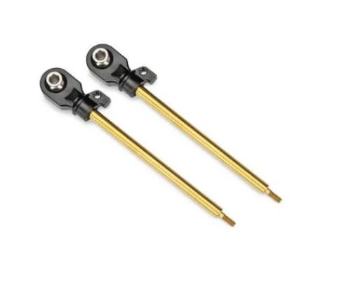Traxxas TRX10964T Shock shafts, GT-Maxx, 110mm (assembled with rod ends & hollow balls) (TiN-coated) (2)