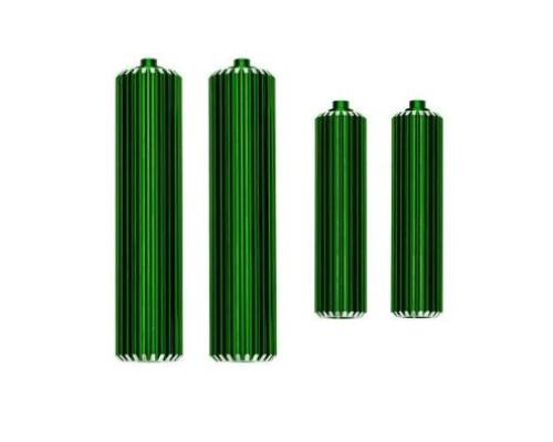 Traxxas TRX10966-GRN Reservoirs, shocks (6061-T6 aluminum, green-anodized) (front (2), rear (2))