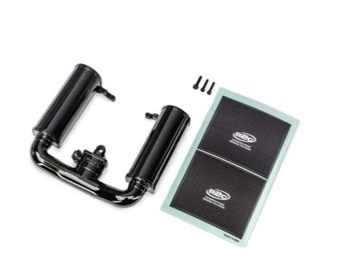 Traxxas TRX10985-BLKGLS Engine intake, black/ 3x12mm CS (1)/ 2.5x12mm CS (2)