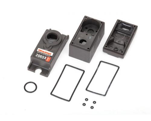 Traxxas TRX2063X Servo-behuizing / pakkingen (voor 2065X Metalen Tandwiel, Waterproof, Sub-Micro Servo)