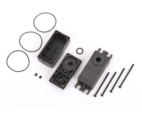 Traxxas TRX2276 Servobehuizing, kunststof (boven, midden, onder)/ pakkingen/ hardware (voor 2275 servo)