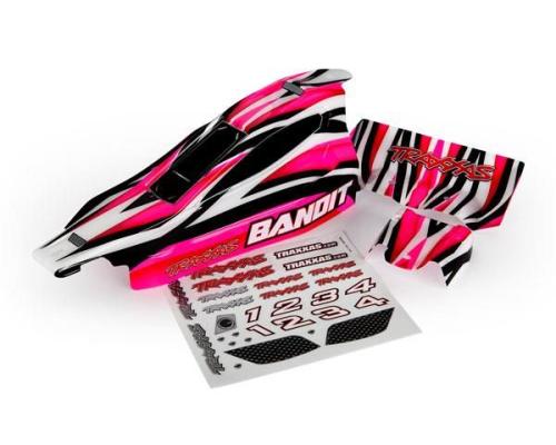 Traxxas TRX2433 Body, Bandit, Pink geverfd, stickers aangebracht)