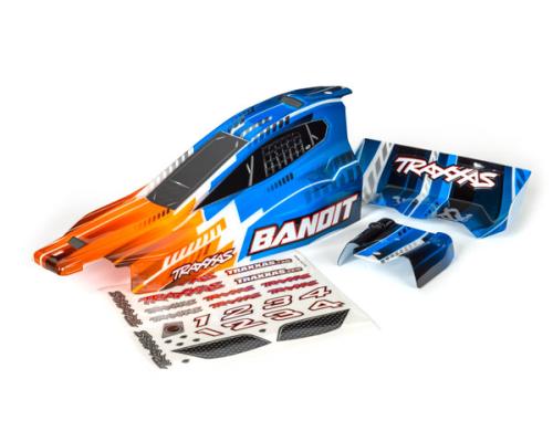 Traxxas TRX2450T Body, Bandit (past ook op Bandit VXL), oranje/vleugel (geverfd, emblemen aangebracht)