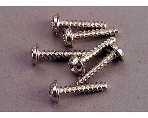 Traxxas TRX3288 Schroeven, 3x15mm bolle kop met sluitring zelfta