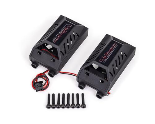 Traxxas TRX3474X Kit met dubbele koelventilator, laag profiel (met kap) (past op 3491-motor)