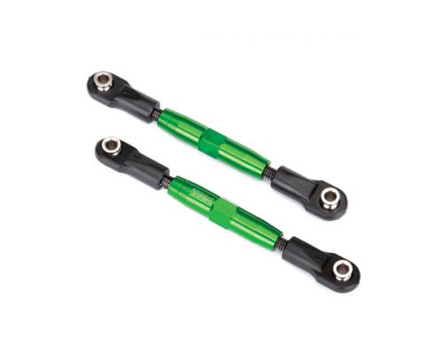 Traxxas TRX3643G Camber links, voor (TUBES groen geanodiseerd, 7075-T6 aluminium, sterker dan titanium) (83 mm) (2) / st