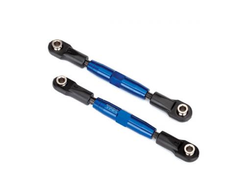Traxxas TRX3643X Camber links, voor (TUBES blauw geanodiseerd, 7075-T6 aluminium, sterker dan titanium) (83 mm) (2) / st