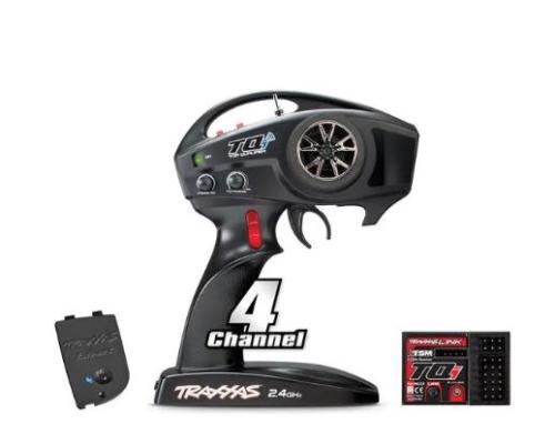 Traxxas TRX6507A \"TQi 4-kanaals 2,4 GHz radiosysteem en draadloze module