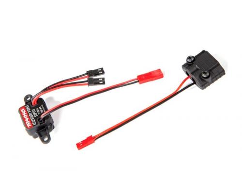 Traxxas TRX6588 Accessoire-voeding (gereguleerd, 3V, 3 amp) / Power Tap Connector (met kabel) / 3x10 BCS (2) / 2.6x8 BCS