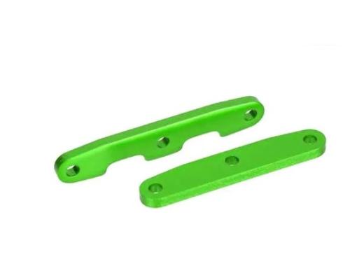 Traxxas TRX6823G Bulkhead tie bars, front & rear, aluminum (green-anodized)