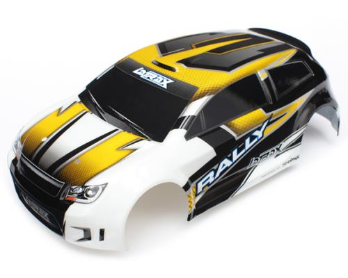 Traxxas TRX7512 Body, LaTrax Rally, geel (geschilderd) / plaatjes