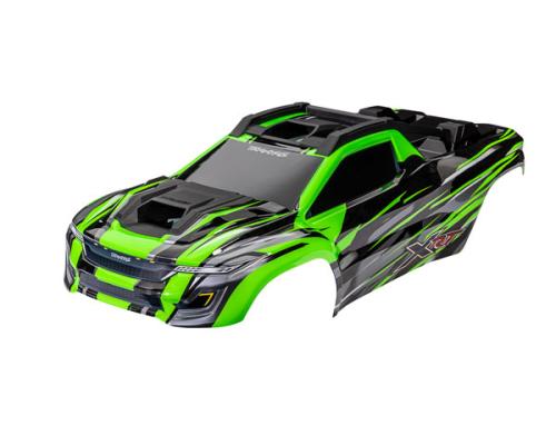 Traxxas TRX7812G Body, XRT, groen (gelakt, stickers aangebracht) (gemonteerd met carrosseriesteunen voor en achter voor 