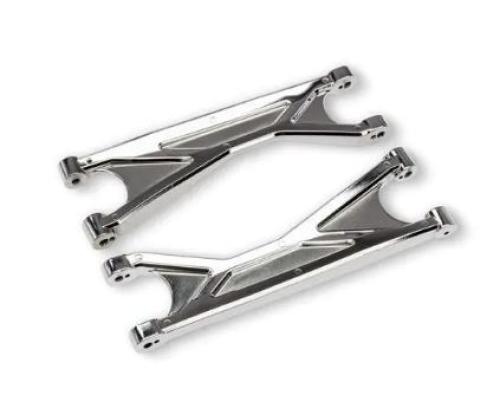 Traxxas TRX7829-CHRM Suspension arms, chrome, upper (left or right, front or rear), heavy duty (2)