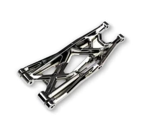 Traxxas TRX7831-CHRM Suspension arm, chrome, lower (left, front or rear), heavy duty (1)