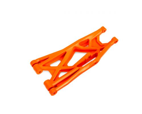 Traxxas TRX7831T Draagarm, oranje, onder (links, voor of achter), heavy duty (1)