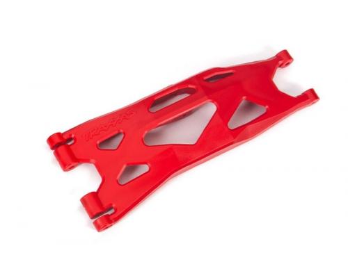 Traxxas TRX7894R Wide-X-Maxx draagarm linksonder rood (1) v/a