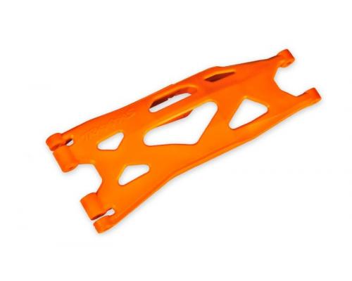 Traxxas TRX7894T Wide-X-Maxx draagarm linksonder oranje (1) v/a