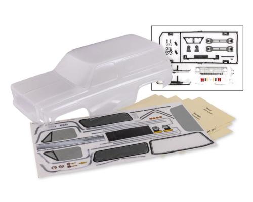 Traxxas TRX8126 Body, Chevrolet Blazer (1979), complete (clear, requires painting)