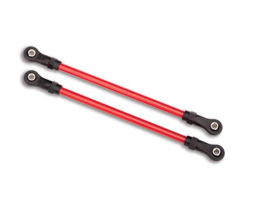 Traxxas TRX8142R Ophangarmen, achterste boven, rood (2) (5x115 mm, gepoedercoat staal) (samengesteld met holle kogels) (