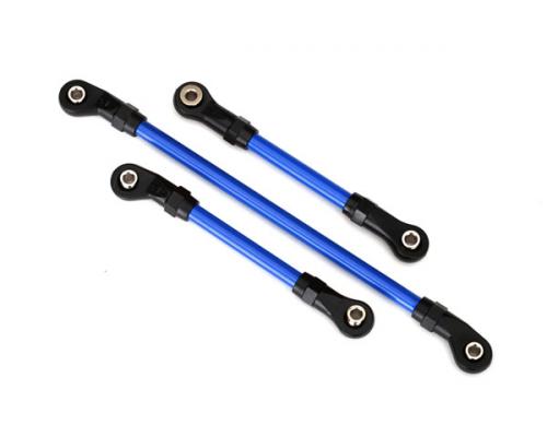 Traxxas TRX8146X Stuurverbinding, 5x117mm (1) / draglink, 5x60mm (1) / panhard-link, 5x63mm (blauw gepoedercoat staal) (