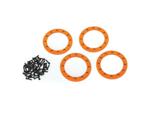 Traxxas TRX8168A Beadlock ringen, oranje (2.2 \") (aluminium) (4) / 2x10 CS (48)