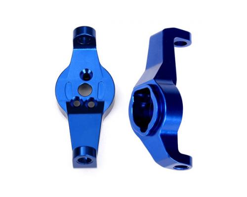 Traxxas TRX8232X Caster blokken, 6061-T6 aluminium (blauw-geanodiseerd), links en rechts