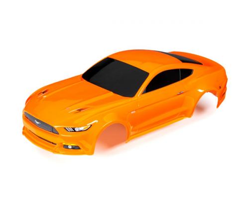 Traxxas TRX8312T Body, Ford Mustang, Oranje (geschilderd, stickers toegepast)