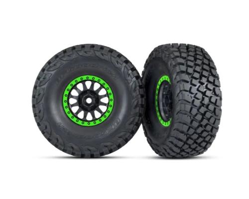 Traxxas TRX8474-ORNG Method Black & Orange Race Wheels w/ BFG Tires (2)