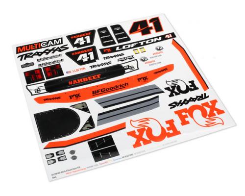 Traxxas TRX8515 Stickers Unlimited Desert Racer, Fox Edition