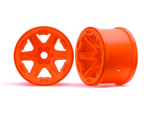 Traxxas TRX8671A Wielen, 3,8\" (oranje) (2) (17 mm vertand)