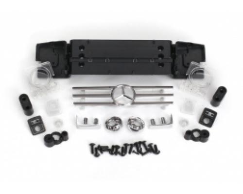 Traxxas TRX8813x. Grille, Mercedes G500 / grille-opzetstuk / grille-inzetstuk / koplamplens (2)