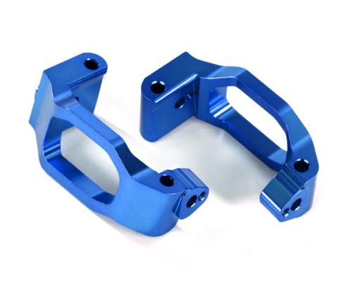 Traxxas TRX8932X Casterblokken (c-hubs), 6061-T6 aluminium (blauw geanodiseerd), links en rechts /4x22mm pin (4) / 3x6mm